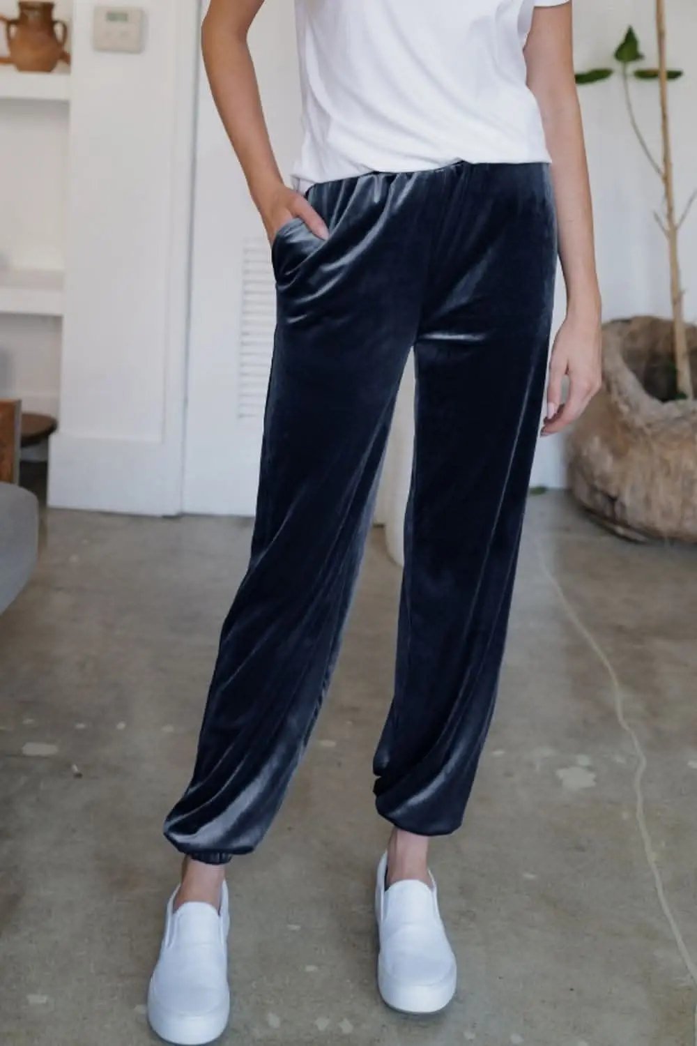 Sheer joggers with pockets - S to XL - Love Salve